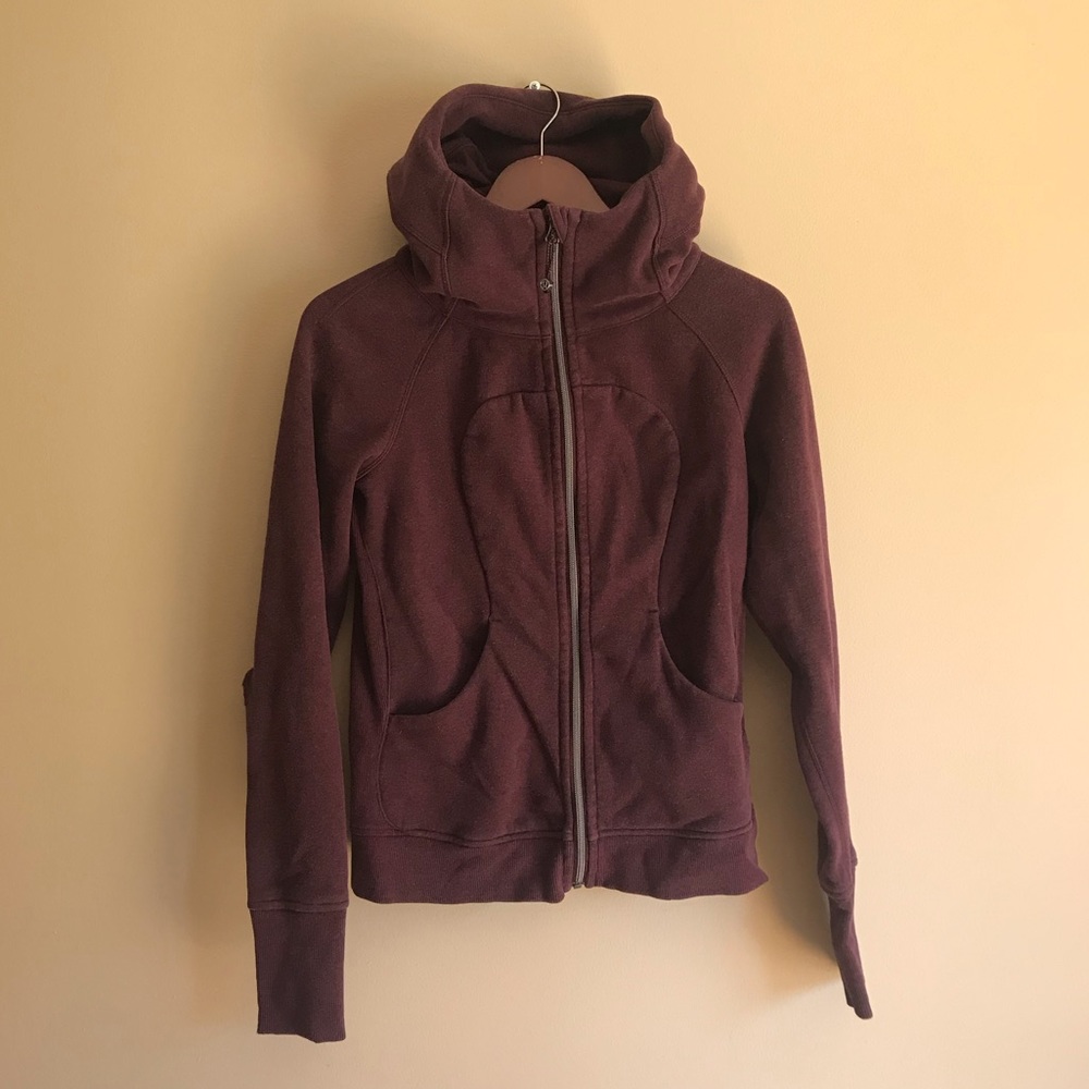 Lulu lemon scuba hoodie maroon